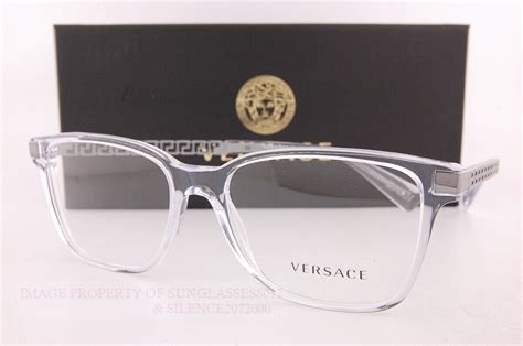 versace clear eyeglass frames.